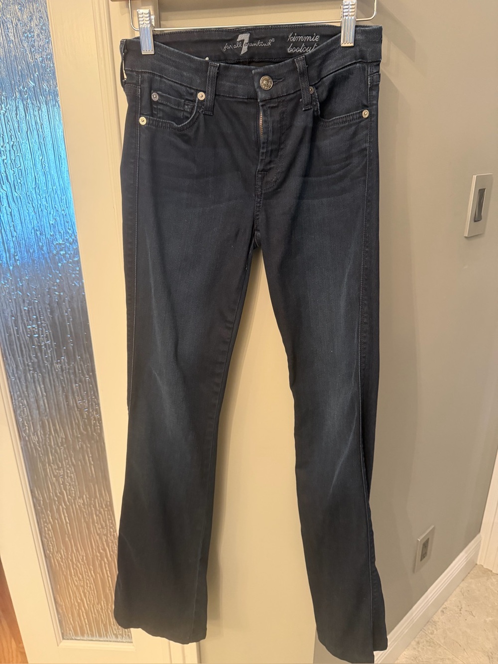 7 For All Mankind Dark Wash Kimmie Bootcut Jeans